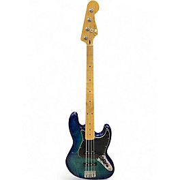 Used Fender Player Plus Jazz Bass Plus Top Blue Burst Electric Bass Guitar