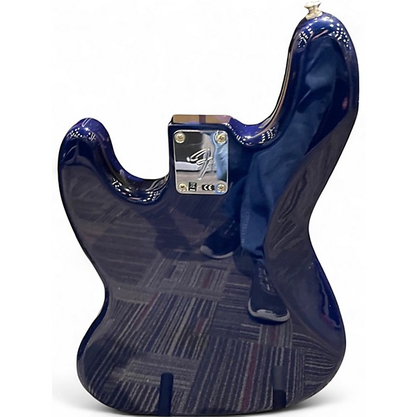Used Fender Player Plus Jazz Bass Plus Top Blue Burst Electric Bass Guitar