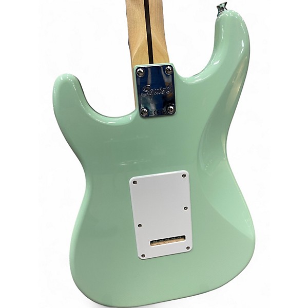 Used Squier Sonic Stratocaster Surf Green Solid Body Electric Guitar