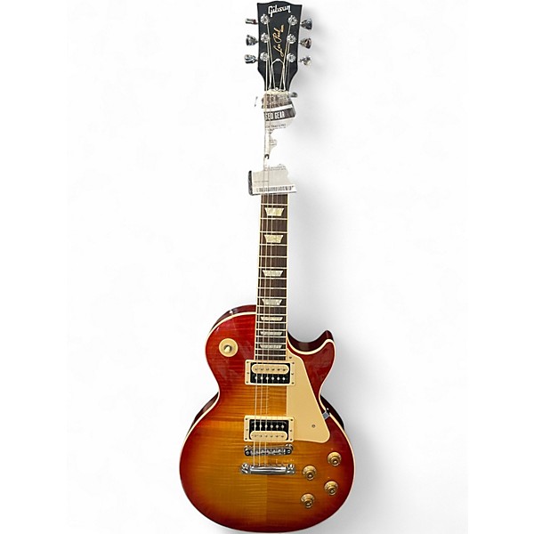 Used Gibson Trad V Pro Cherry Sunburst Solid Body Electric Guitar