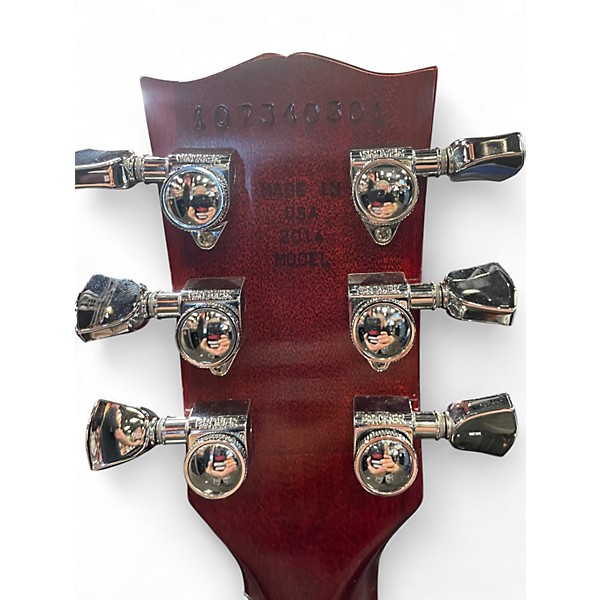 Used Gibson Trad V Pro Cherry Sunburst Solid Body Electric Guitar