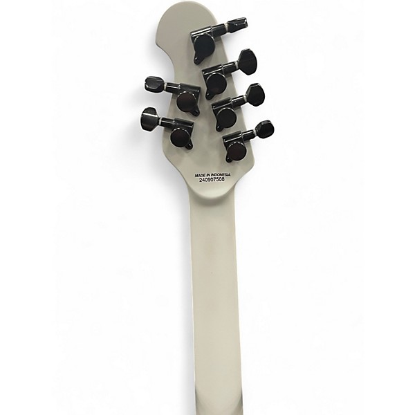 Used Sterling by Music Man Majesty Chalk Grey Solid Body Electric Guitar