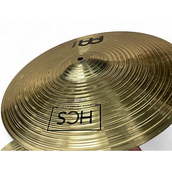 Used MEINL 14in HCS Hi Hat Pair Cymbal