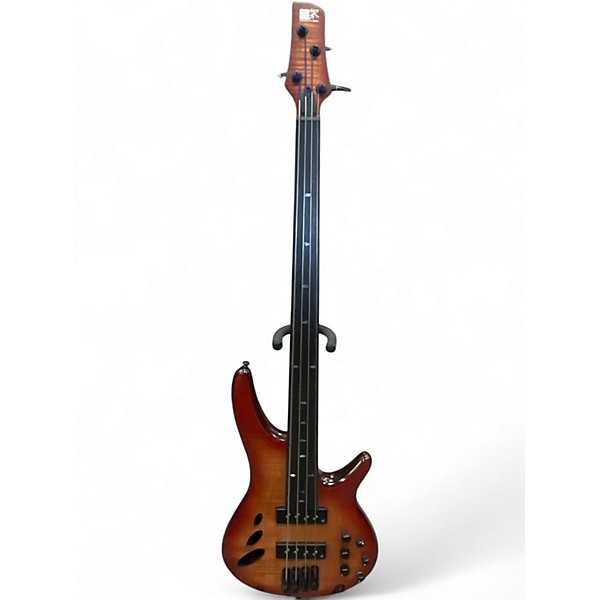 Used Ibanez SRD900F BROWN TOPAZ BURST Electric Bass Guitar