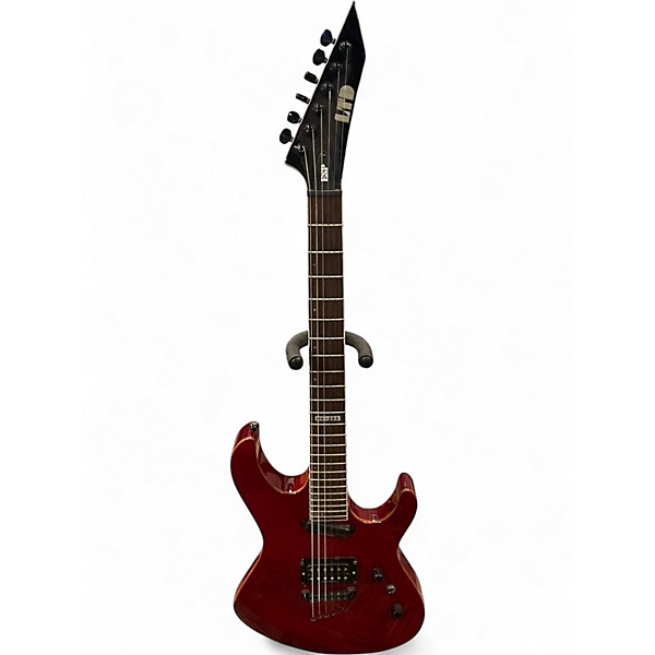 Used ESP LTD MV 200 trans red Solid Body Electric Guitar