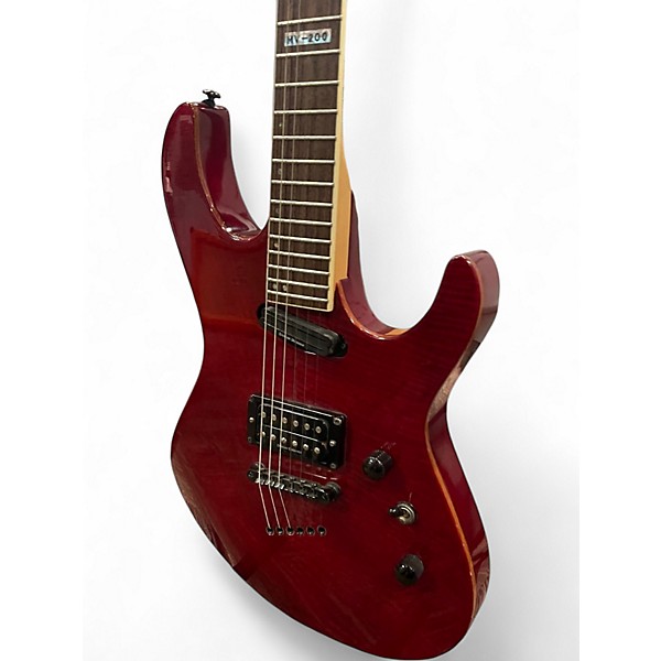 Used ESP LTD MV 200 trans red Solid Body Electric Guitar