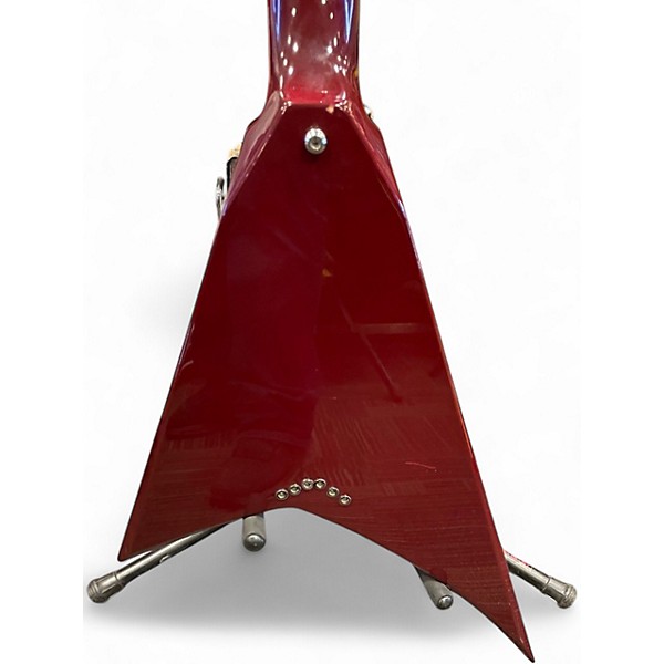 Used Grover Jackson RHOADS Trans Red Solid Body Electric Guitar