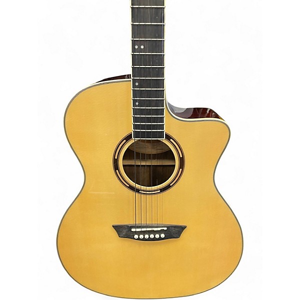Used Washburn AG70CEK-A-U Natural Acoustic Electric Guitar