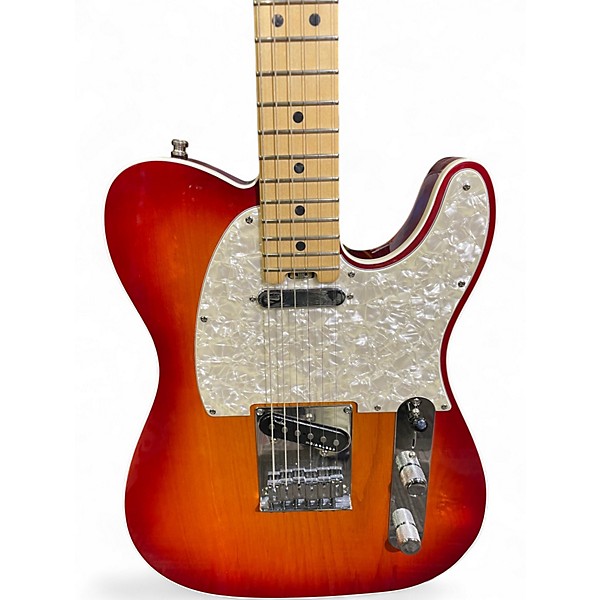 Used Fender American Elite Telecaster Aged Cherry Burst Solid Body Electric Guitar