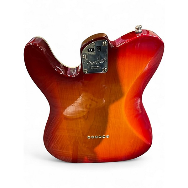 Used Fender American Elite Telecaster Aged Cherry Burst Solid Body Electric Guitar