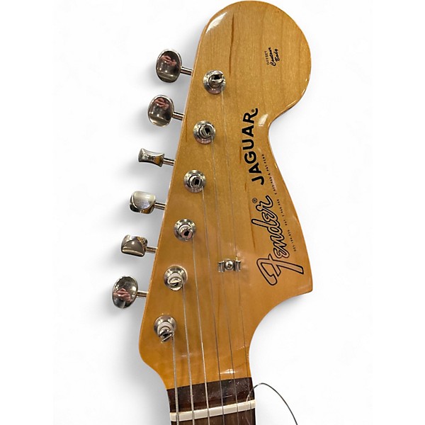 Used Fender Classic Player Jaguar Special Olympic White Solid Body Electric Guitar