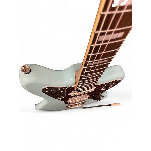 Used Squier Classic Vibe 60's Jaguar Daphne Blue Solid Body Electric Guitar