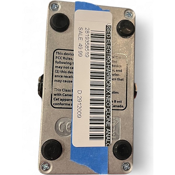 Used Electro-Harmonix Neo Clone Analog Chorus Effect Pedal