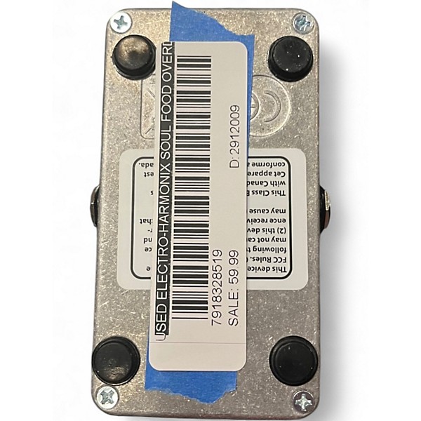 Used Electro-Harmonix Soul Food Overdrive Effect Pedal