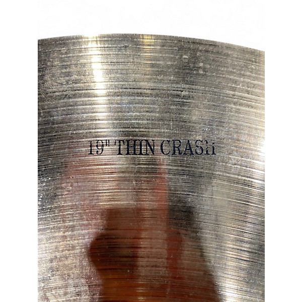 Used Wuhan 19in THIN CRASH Cymbal