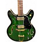 Used Aria DIAMOND 1242G Green Hollow Body Electric Guitar