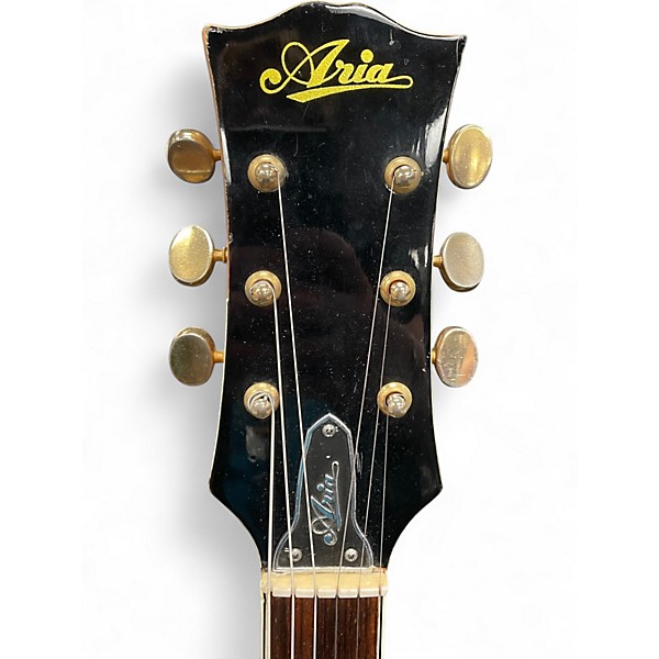 Used Aria DIAMOND 1242G Green Hollow Body Electric Guitar