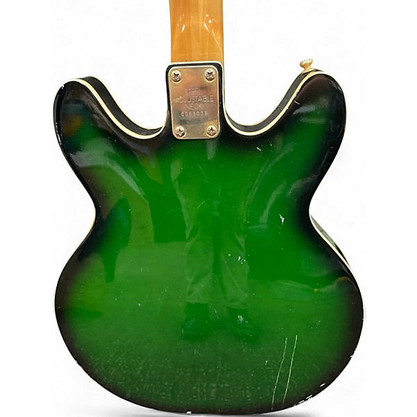 Used Aria DIAMOND 1242G Green Hollow Body Electric Guitar