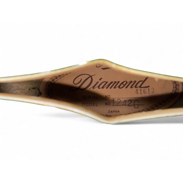 Used Aria DIAMOND 1242G Green Hollow Body Electric Guitar