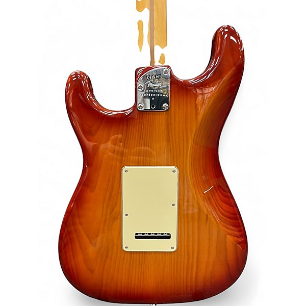 Used Fender American Professional II Stratocaster Sienna Sunburst Solid Body Electric Guitar