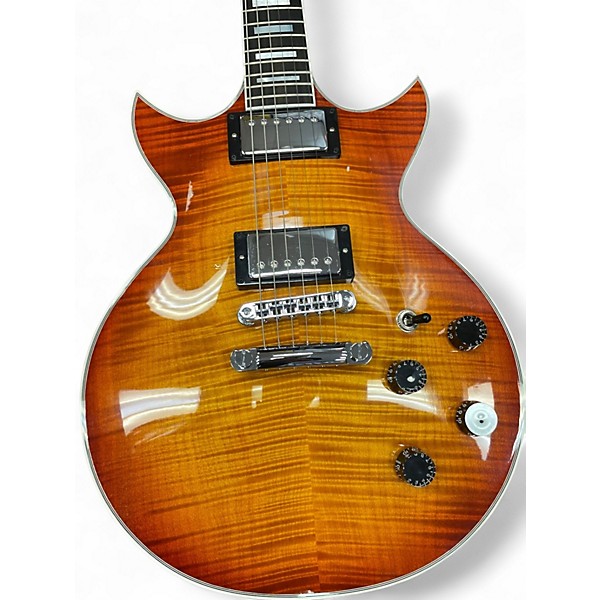 Used The Heritage MILLENNIUM DC Cherry Sunburst Solid Body Electric Guitar