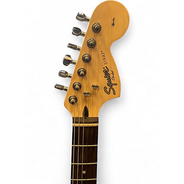 Used Squier Affinity Stratocaster Black Solid Body Electric Guitar