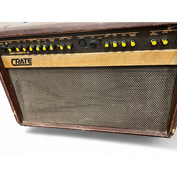 Used Crate acoustic 60 Guitar Combo Amp
