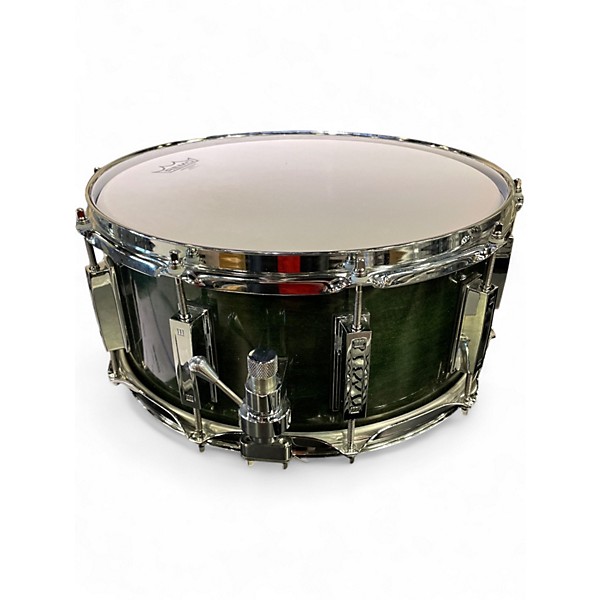 Used WFLIII Drums 6.5X14 Custom Snare Emerald Jade Drum