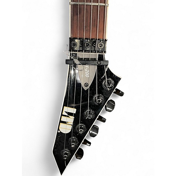 Used ESP LTD MH200 Black Solid Body Electric Guitar