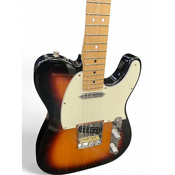 Used Fender Player Telecaster 3 Tone Sunburst Solid Body Electric Guitar