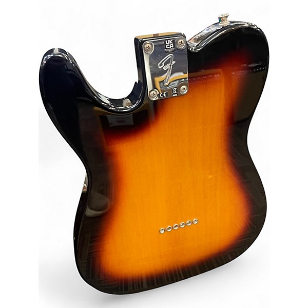 Used Fender Player Telecaster 3 Tone Sunburst Solid Body Electric Guitar