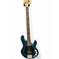Used Sterling by Music Man SUB Series Bass Blue Electric Bass Guitar thumbnail