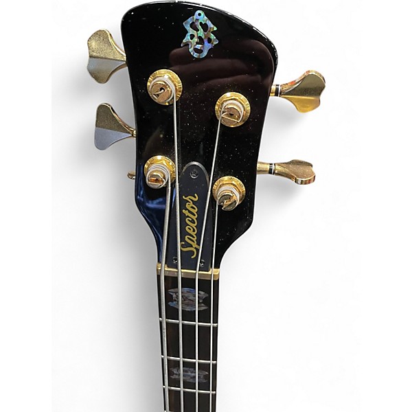 Used Spector Euro 4 Custom Spalted Maple Electric Bass Guitar