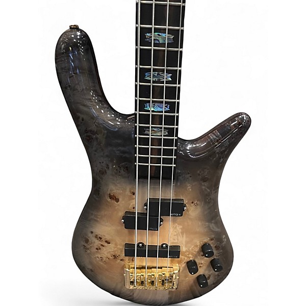 Used Spector Euro 4 Custom Spalted Maple Electric Bass Guitar
