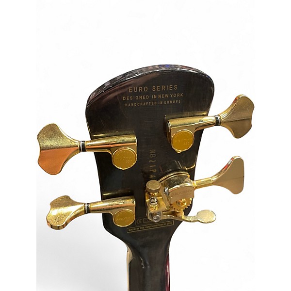 Used Spector Euro 4 Custom Spalted Maple Electric Bass Guitar