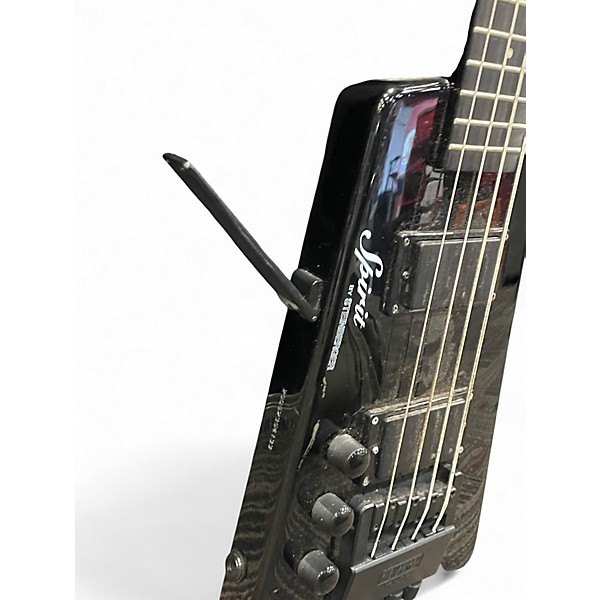 Used Steinberger SPIRIT 4 STRING LH Black Electric Bass Guitar