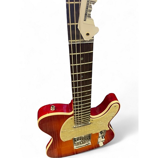 Used 2009 Fender American Deluxe Telecaster Aged Cherry Sunburst Solid Body Electric Guitar