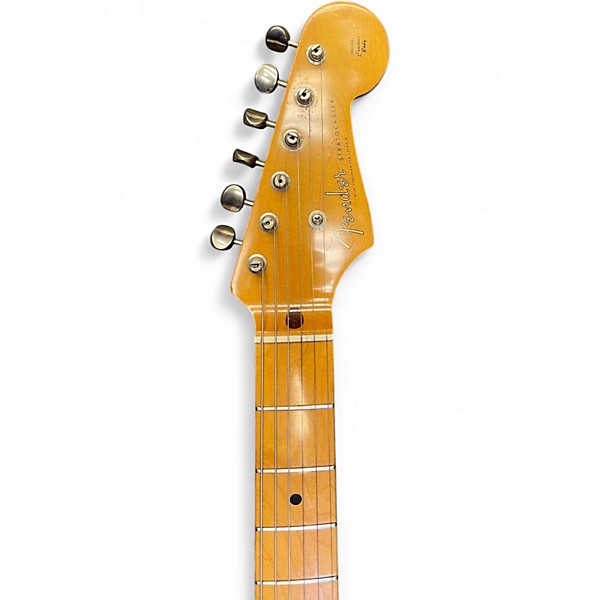 Vintage 1980s Fender STRAT 1954 REISSUE ST54 Sunburst Solid Body Electric Guitar