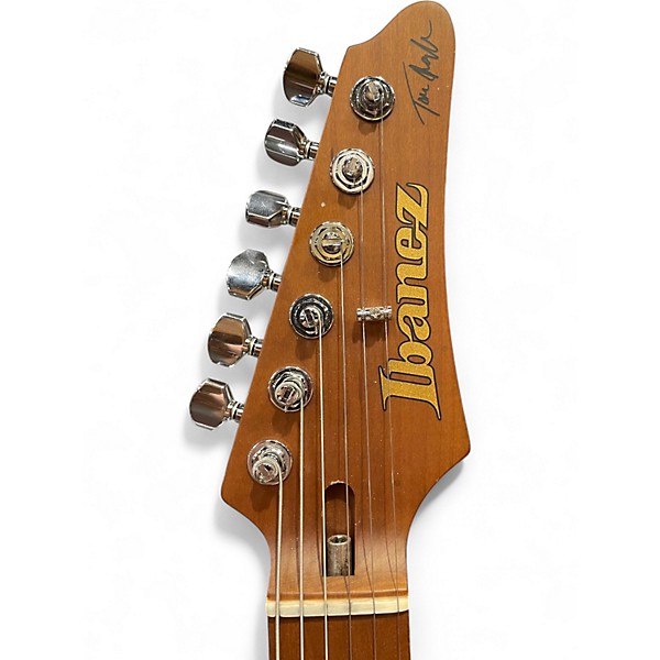 Used Ibanez Tom Quayle Signature TQM1 Natural Solid Body Electric Guitar