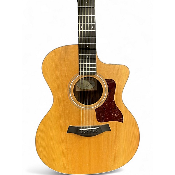 Used Taylor 214CE Natural Acoustic Electric Guitar