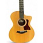 Used Taylor 214CE Natural Acoustic Electric Guitar