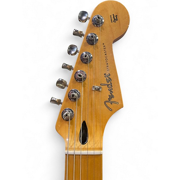 Used Fender Player II Stratocaster Chambered Ash Body Aged Cherry Burst Solid Body Electric Guitar