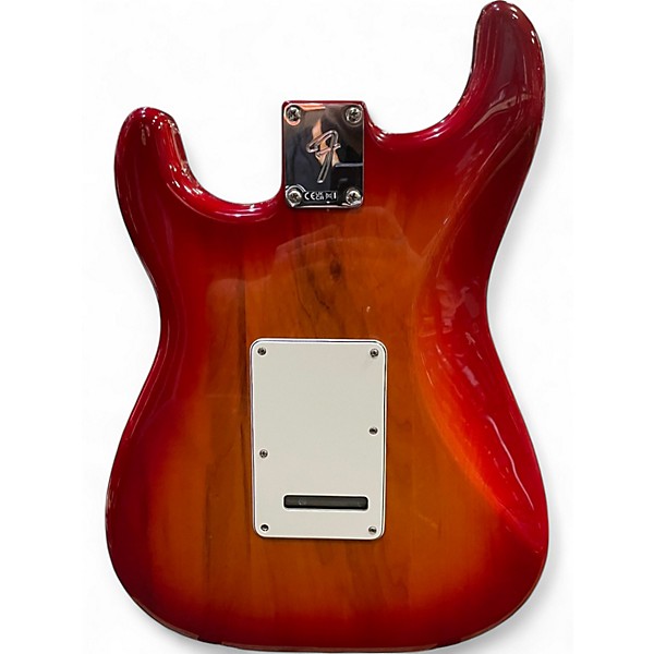 Used Fender Player II Stratocaster Chambered Ash Body Aged Cherry Burst Solid Body Electric Guitar