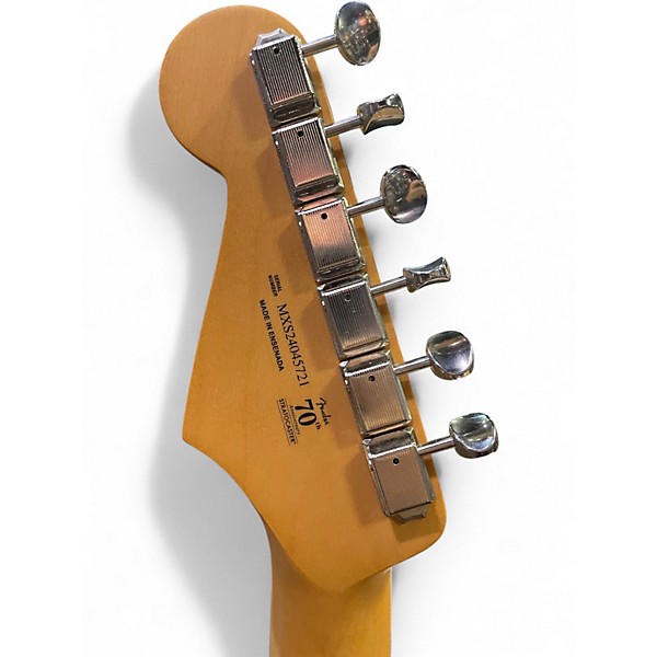 Used Fender Player II Stratocaster Chambered Ash Body Aged Cherry Burst Solid Body Electric Guitar