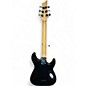 Used Schecter Guitar Research Omen 6 Left Handed Black Electric Guitar
