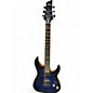 Used Schecter Guitar Research omen elite Blue Solid Body Electric Guitar thumbnail