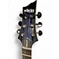 Used Schecter Guitar Research omen elite Blue Solid Body Electric Guitar