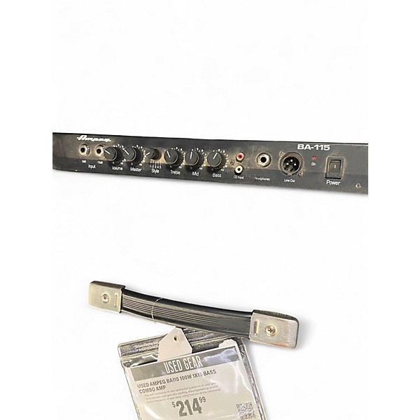 Used Ampeg BA115 100W 1x15 Bass Combo Amp