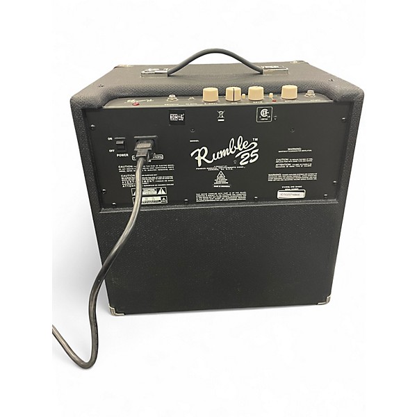 Used Fender Rumble 25 25W 1x8 Bass Combo Amp