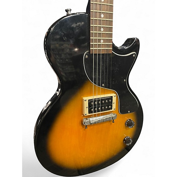 Used Epiphone Les Paul Junior Single Cut 2 Color Sunburst Solid Body Electric Guitar
